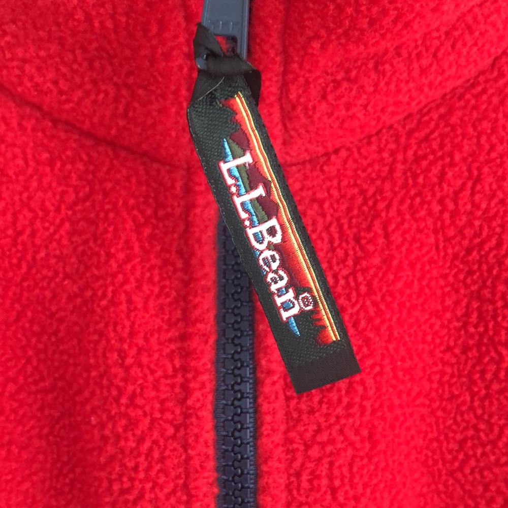Vintage L. L. Bean men’s fleece Red